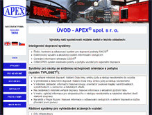 Tablet Screenshot of apex-jesenice.cz